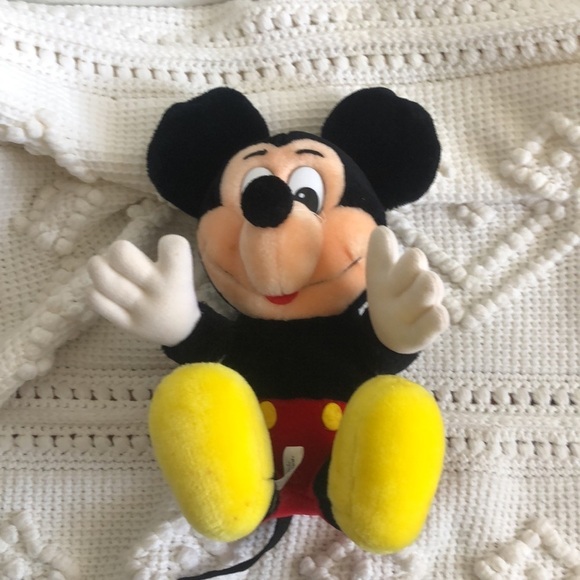 Vintage Mickey Mouse Disney Plush Stuffed Animal Toy - Picture 3 of 7
